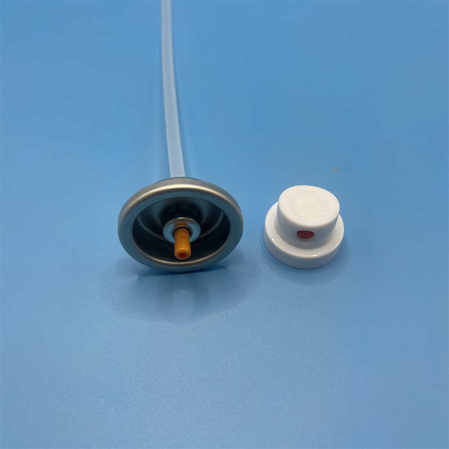 액추에이터가 있는 헤어 컬러 스프레이 밸브 - 편리하고 번거롭지 않은 적용, 신뢰할 수 있는 성능
