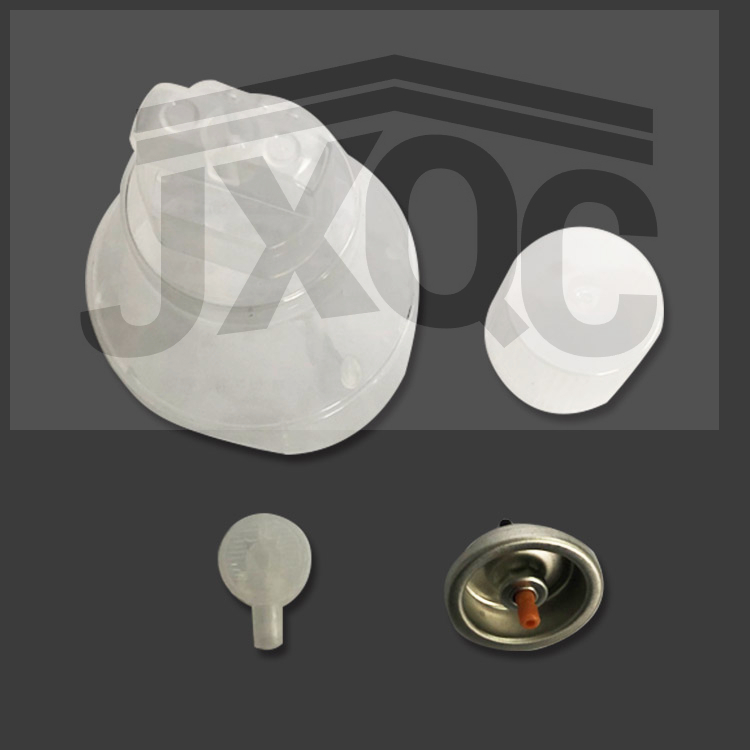 oxygen mask spray valve with cap 