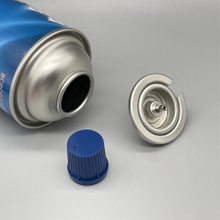 Economical Polymer Butane Gas Valve for Disposable Outdoor Lanterns with Integrated On/Off Switch