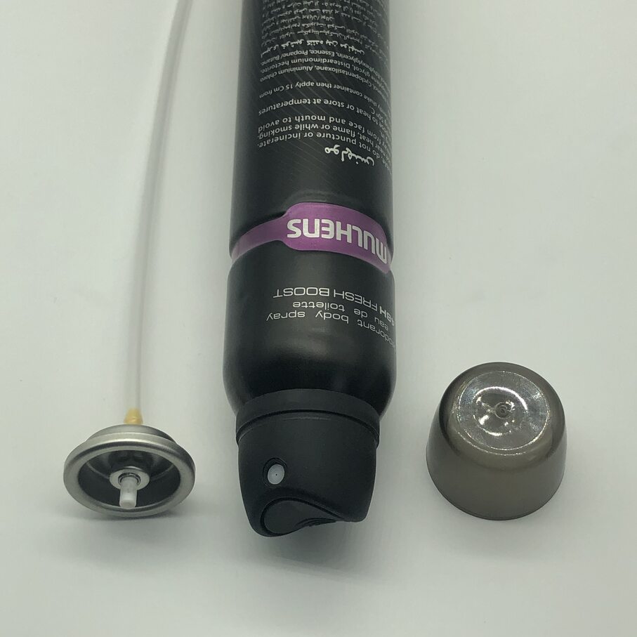 Premium Body Spray Actuator fir Perséinlech Fleegeprodukter - Fine Mist Spender mat 0,2 mm Düsen