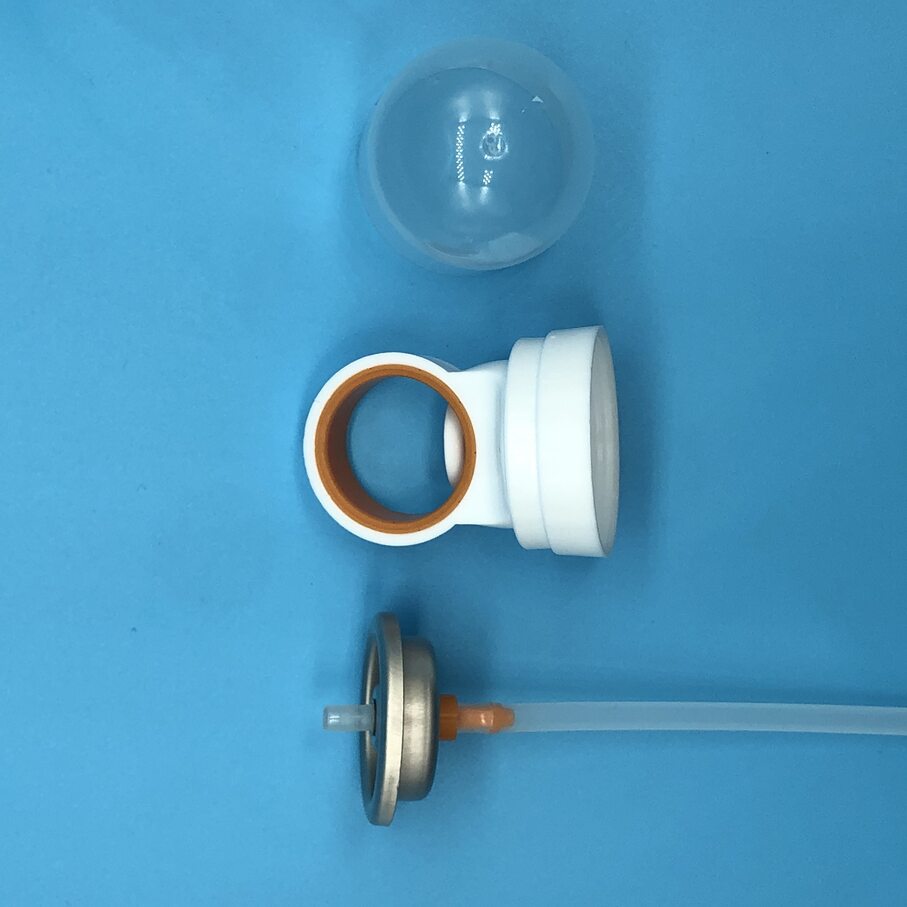 Ultra-Hydratéierend Sonneschutz Sprayventil - SPF 50, Moisturizer, Aerosol Spender