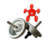 Butane Lighter Gas Refill Spray Valve With adaptor / lighter gas valve 