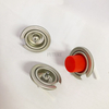 Butane Gas Cartridge for Camping Stove, 220g, with Mounting Cup, Buna Gaskets, And Zinc Alloy Stem