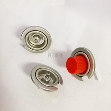 LPG Cartridge valve can valves and red caps and portable gas stove valve