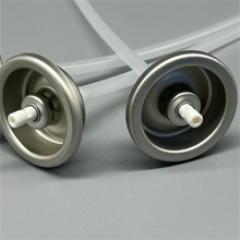 Compact Lightweight Tire Inflator Valve for Bicycles, Scooters, and E-Scooters with Quick-Release Cap and Dust Protection