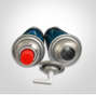 One Inch Camping Cartridge Gas Aerosol Valves / Portable Butane Gas Stove Aerosol Valve for Tin Cans 