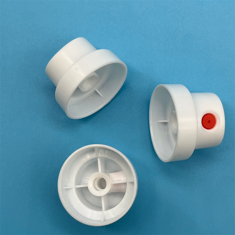 Compact Dry Shampoo Spray Valve with Actuator | Travel-Friendly Hair Care Solution | 0.9mm Orifice