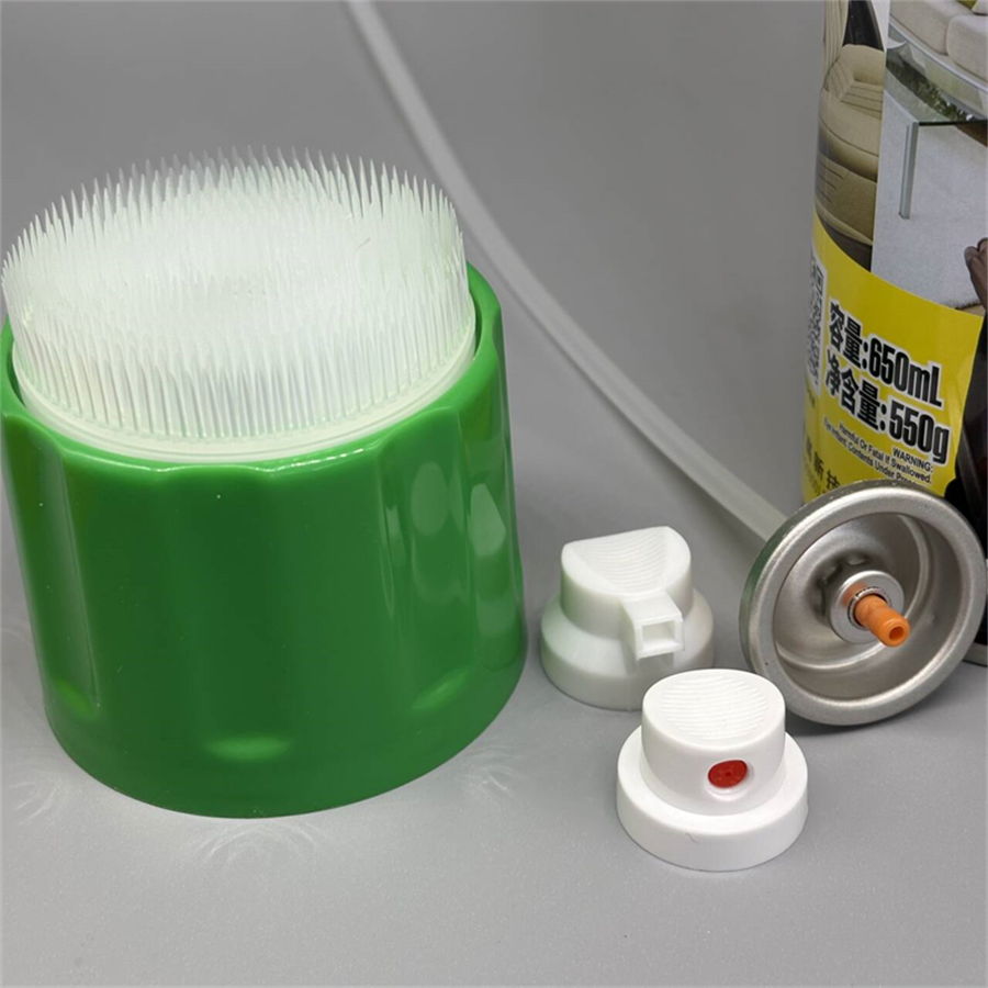 Foam Nozzle Valve And Cap, Universal Foam Dispensing Assembly for Household Cleaning Solution Spraying