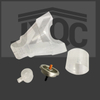oxygen mask spray valve with cap 