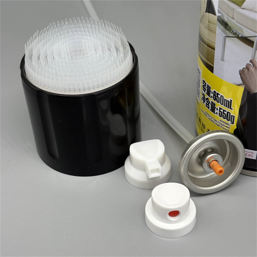 Foam Nozzle Valve And Cap, Universal Foam Dispensing Assembly for Household Cleaning Solution Spraying