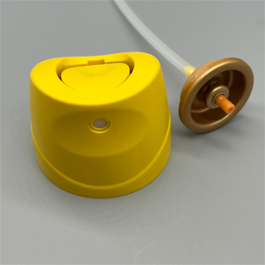 Air freshener valve with actutor (35)