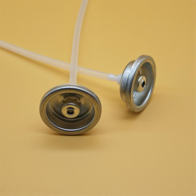 One inch metered valve for food & beverage processing lines with sanitary design
