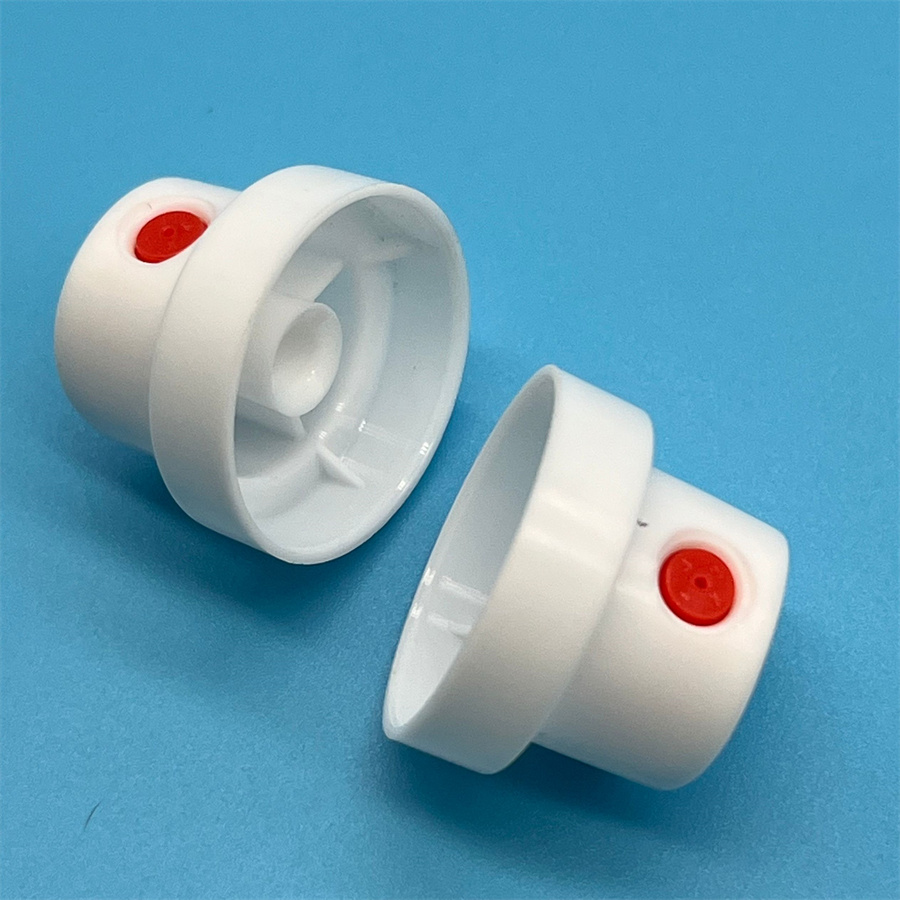 Dry shampoo valve actuator (57)