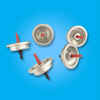 Gas Lighter Refill Valve with Double Orifice Stem And Stainless Steel Spring for BBQ Grills And Outdoor Cooking
