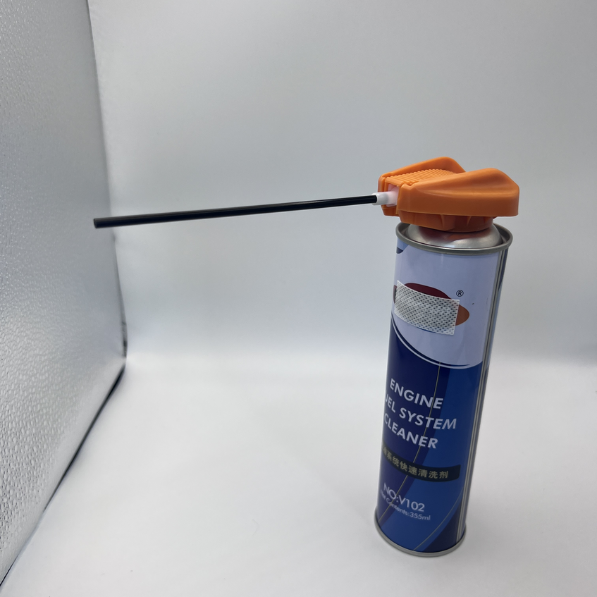 Hordozható aeroszolos permetező összecsukható csővel és zárral – útközbeni tisztítószer 
