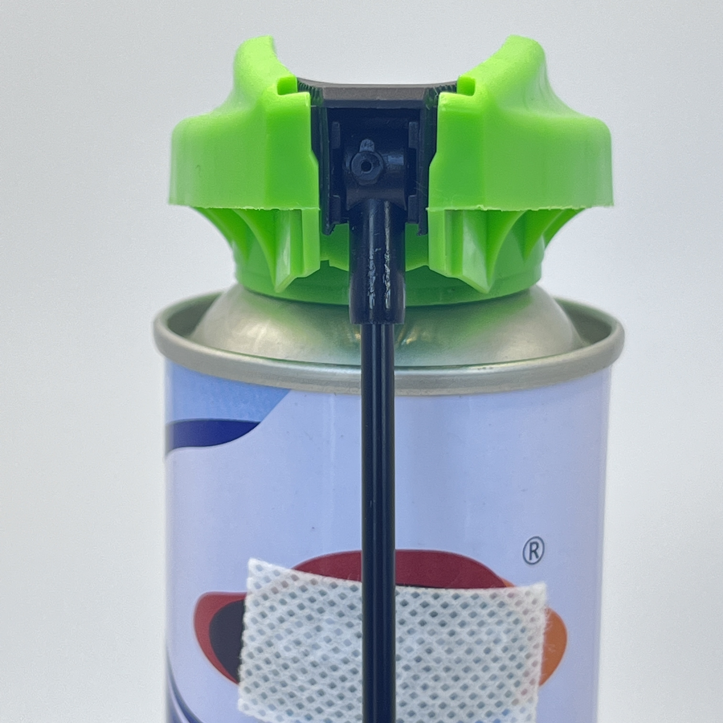 Allsidig aerosolsprøyte med sammenleggbart rør og lås - flerbruksløsning for rengjøring og vedlikehold