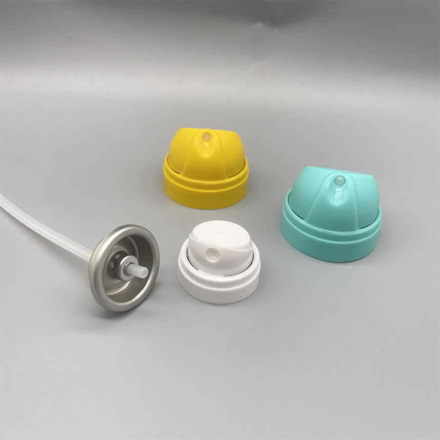 body spray valve with actuator (123)
