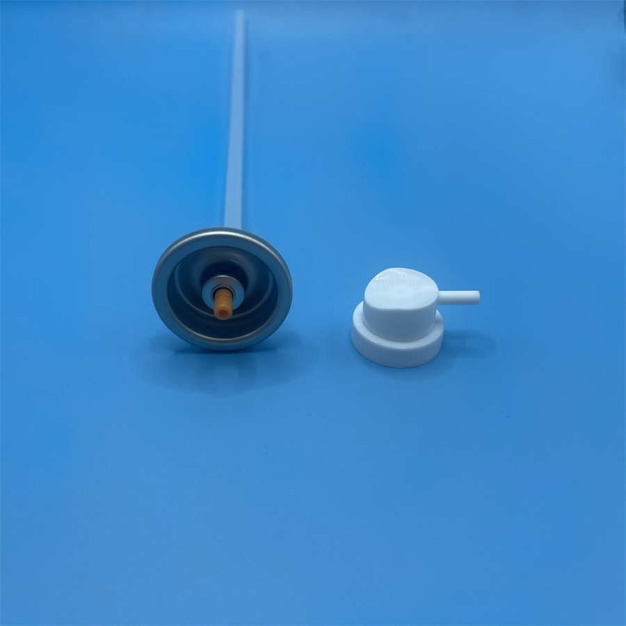 All Direction Spray Valve, Omni-Directional Aerosol Valve, 360-Degree Dispensing Valve for Industrial Machinery Cleaning, Lubrication And Mechanical Maintenance, Standard Aerosol Specification, Univer