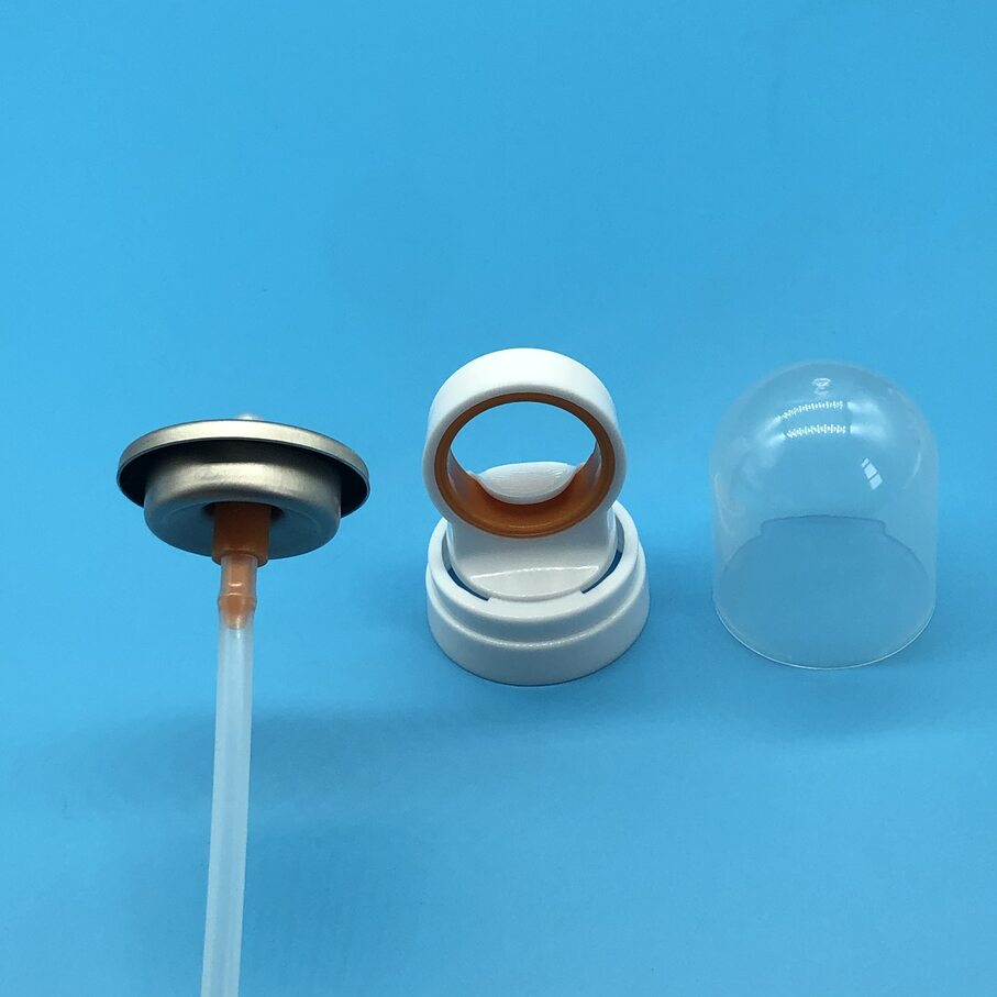 Inovativní aerosolový zásobníkový ventil na opalování – transparentní povrch, ekologický design, široká aplikační kompatibilita