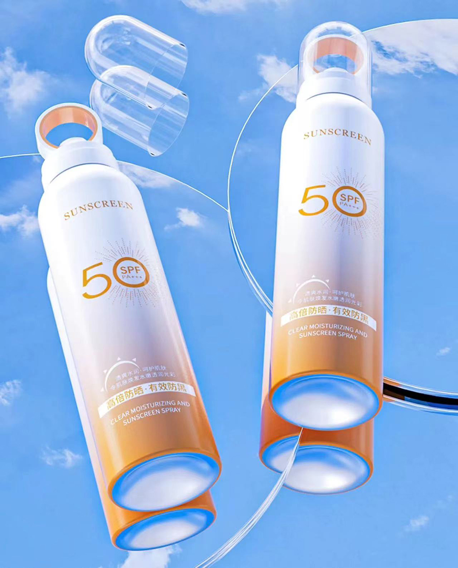Moisturizing sunscreen spray valve (11)