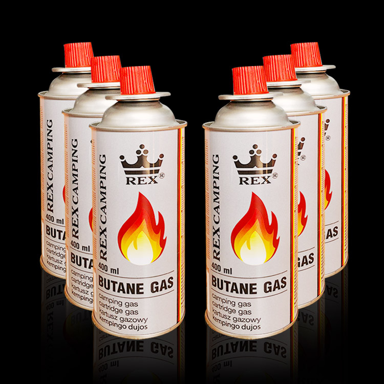 Compact Butane Gas Canister for Camping Stoves - 400ml Capacity