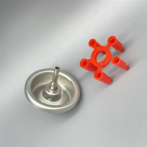Food-grade stainless Aerosol valve for Lighter Gas for culinary torches with anti-clog filter