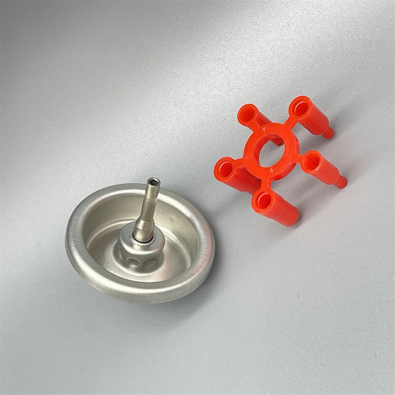 Food-grade stainless Aerosol valve for Lighter Gas for culinary torches with anti-clog filter