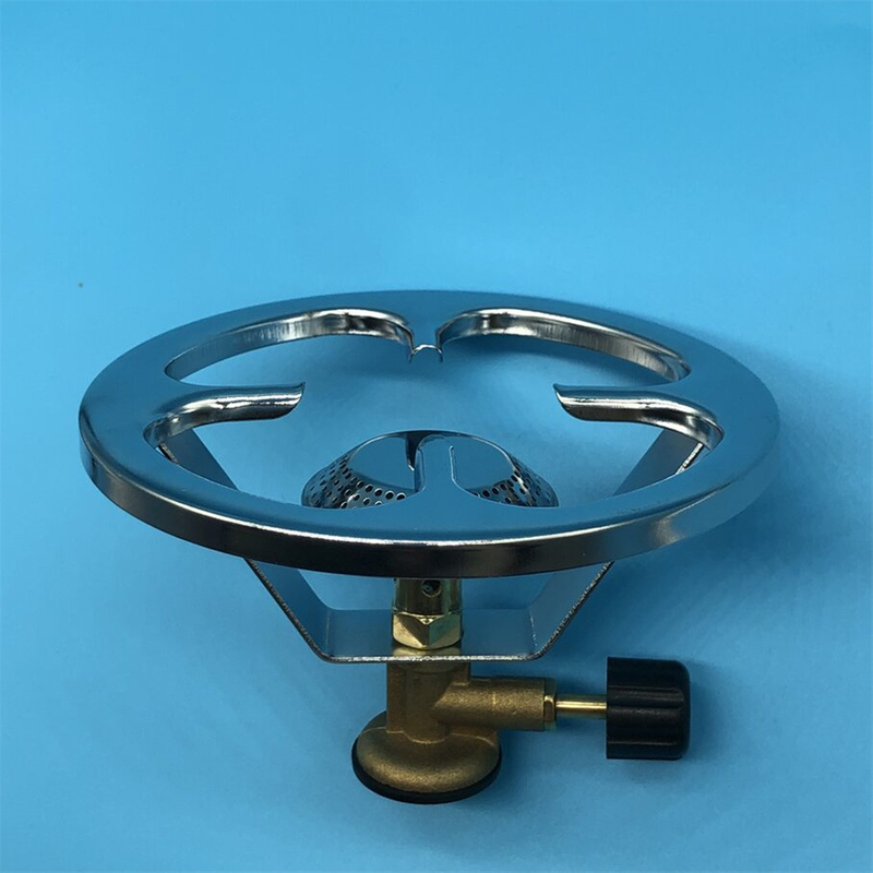 Steel Mini Burner Gas Cooker - Portable Camping Stove for Outdoor Enthusiasts