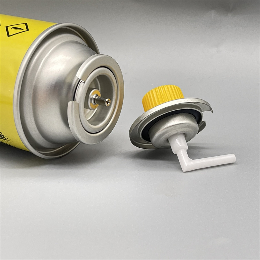 Gasbusklep, brandstofcontainerklep-voor cilinders van campinggas, draagbare brandstoftanks-Secury-Seal Design, Gemakkelijke doseringsregeling