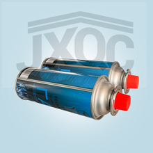 Kompakt butangasbehållare för bärbara campinglyktor - 400 ml kapacitet, långvarig belysning