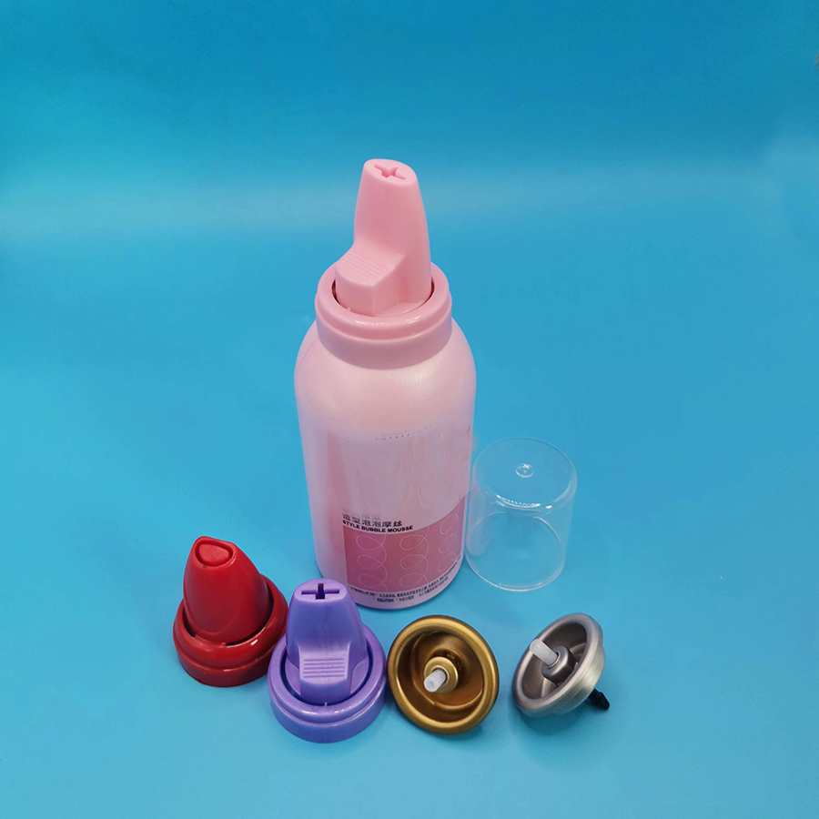 aerosol hair mousse valve (140)