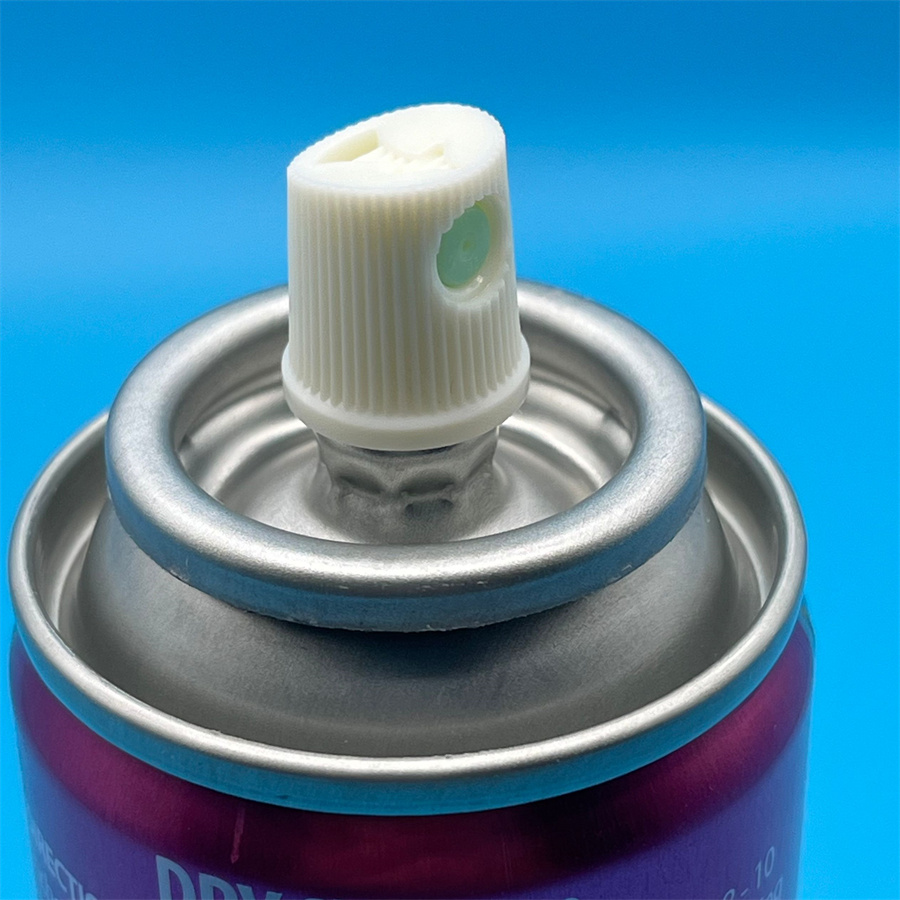 Dry shampoo valve actuator (105)