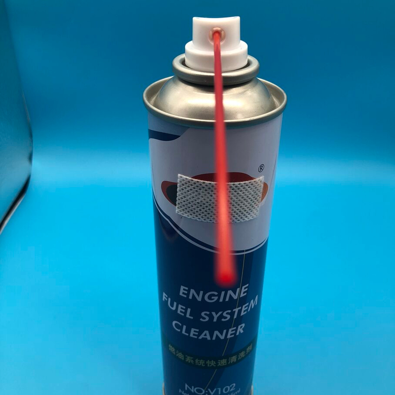 Compact Spray Nozzle Valve for Precise Application of Carburetor Cleaner