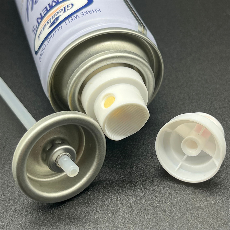 Dry shampoo valve actuator (258)
