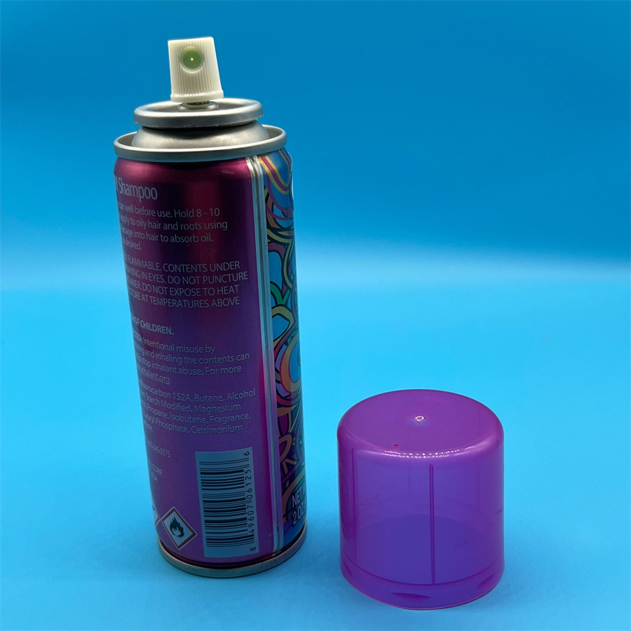 Dry shampoo valve actuator (268)