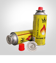 One Inch Portable Butane Gas Stove Valve for Cooking Camping Stove Valve Cartridge Tin Cans 