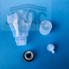 oxygen mask spray valve with cap 
