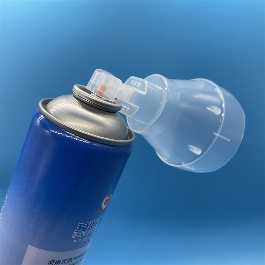 Oxygen spray valve actuator (59)