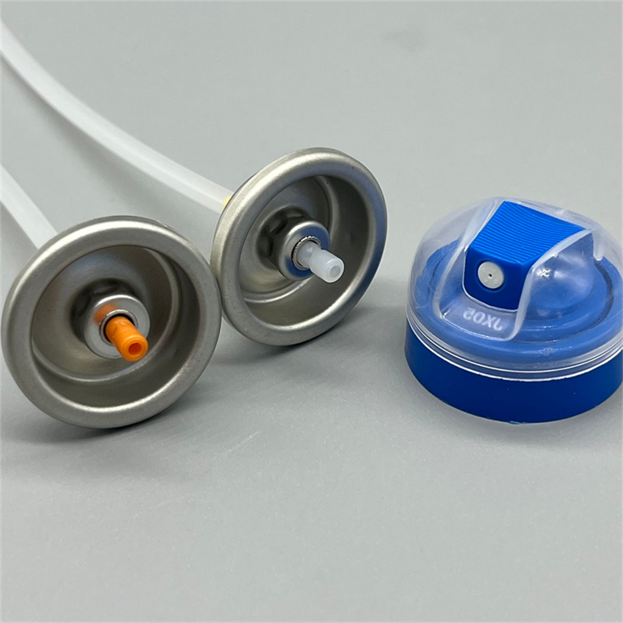 Air freshener valve with actutor (64)