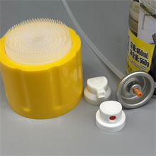 Compact Foam Cleaner Valve for Travelers with Leak-Proof Design