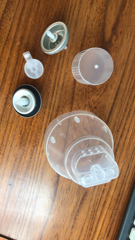 Portabel Aerosol Oksigen Masker / Oxygen Aerosol Cap / Oxygen Aerosol Valve untuk kaleng kaleng 