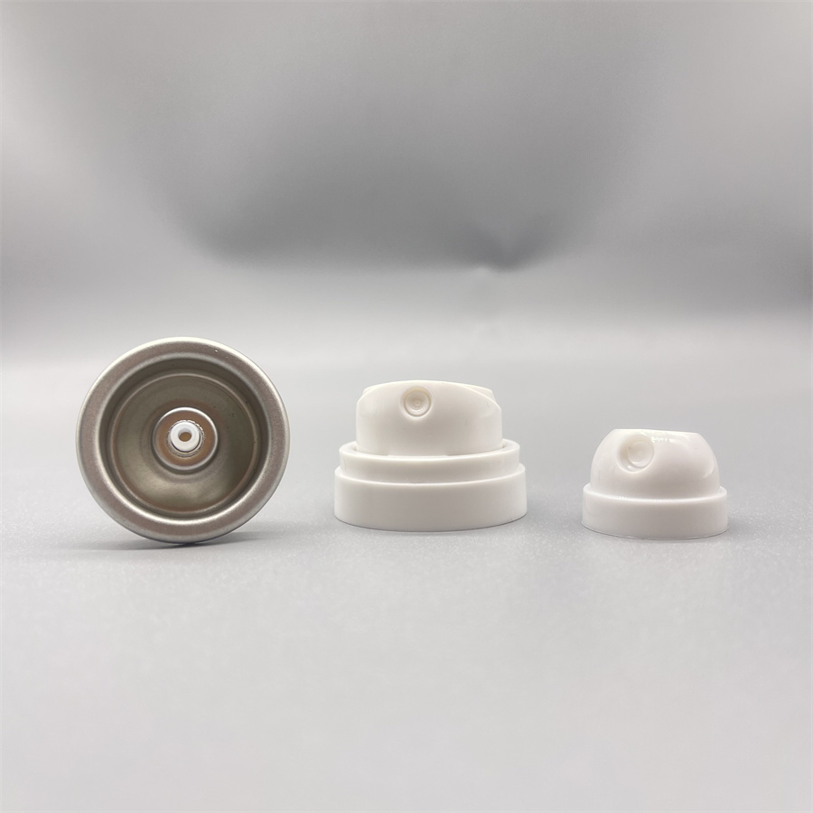 body spray valve with actuator (64)
