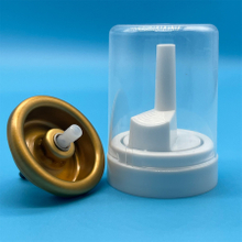 Eco-Friendly Hair Styling Product Valve | Biodegradable Materials | 0.8mm Orifice for Mousse and Gels