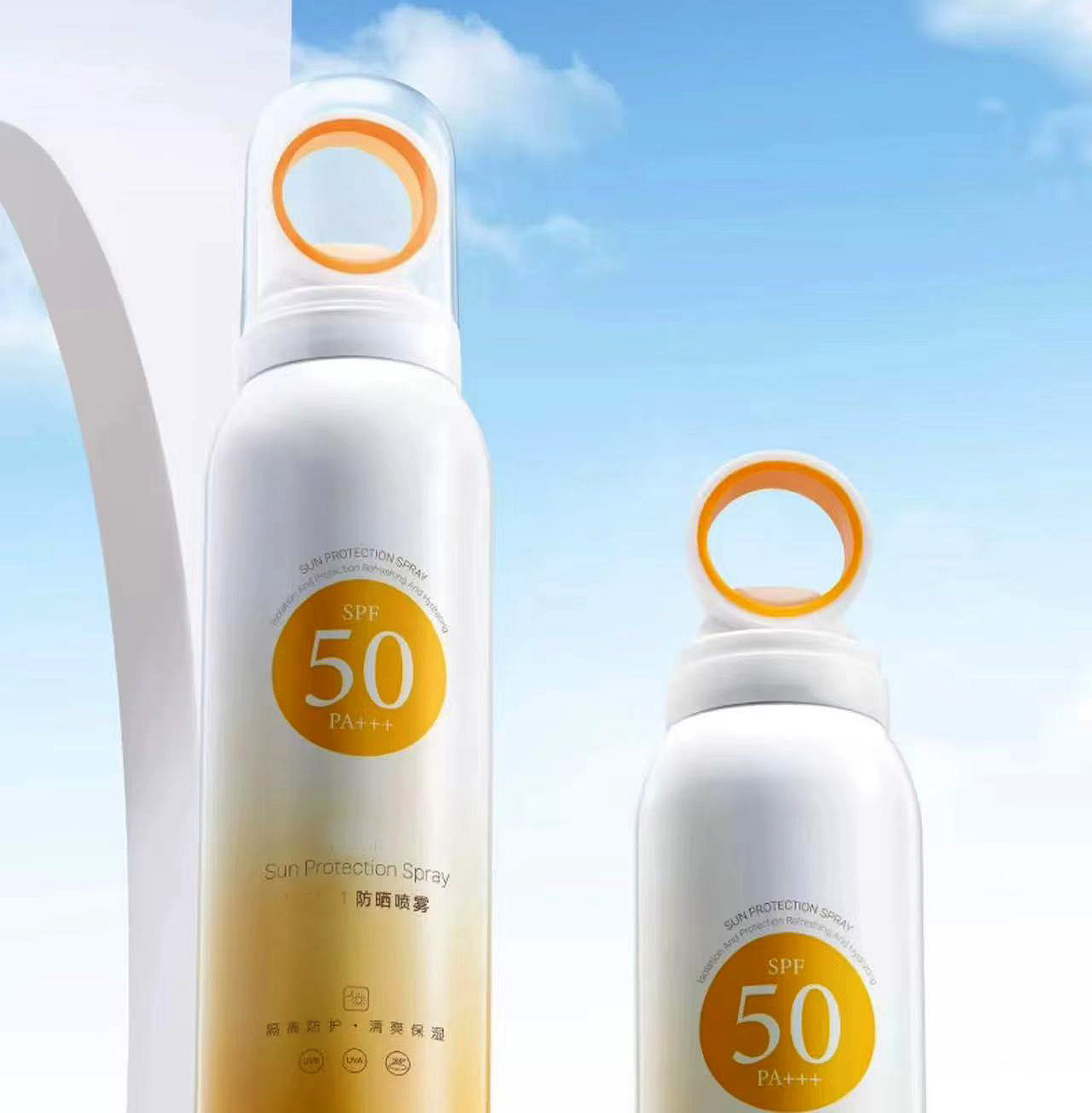 Moisturizing sunscreen spray valve (13)
