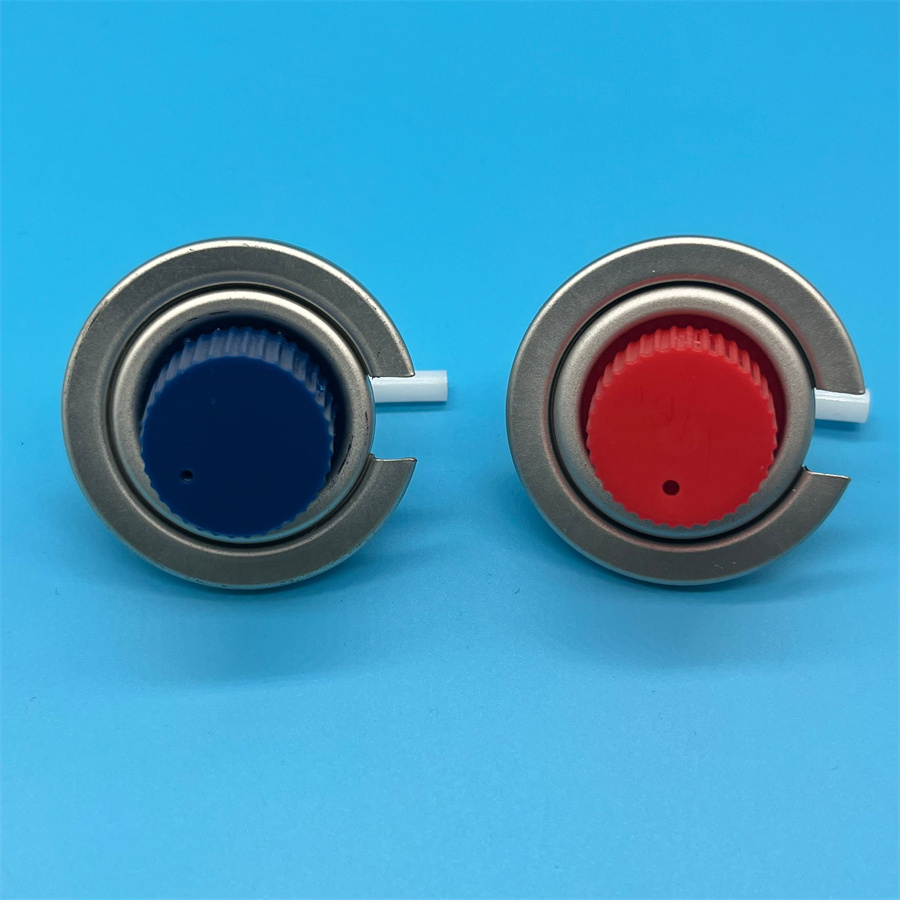 Compact Cassette Gas Valve for Portable Grills and Butane Torches | High-Performance Valve