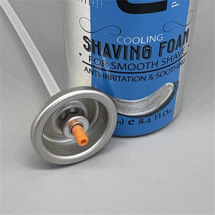 Precision Rich-Lather Shaving Foam Valve for Premium Men's Grooming Products with Skin-Safe Smooth Dispensing and Clog Resistance