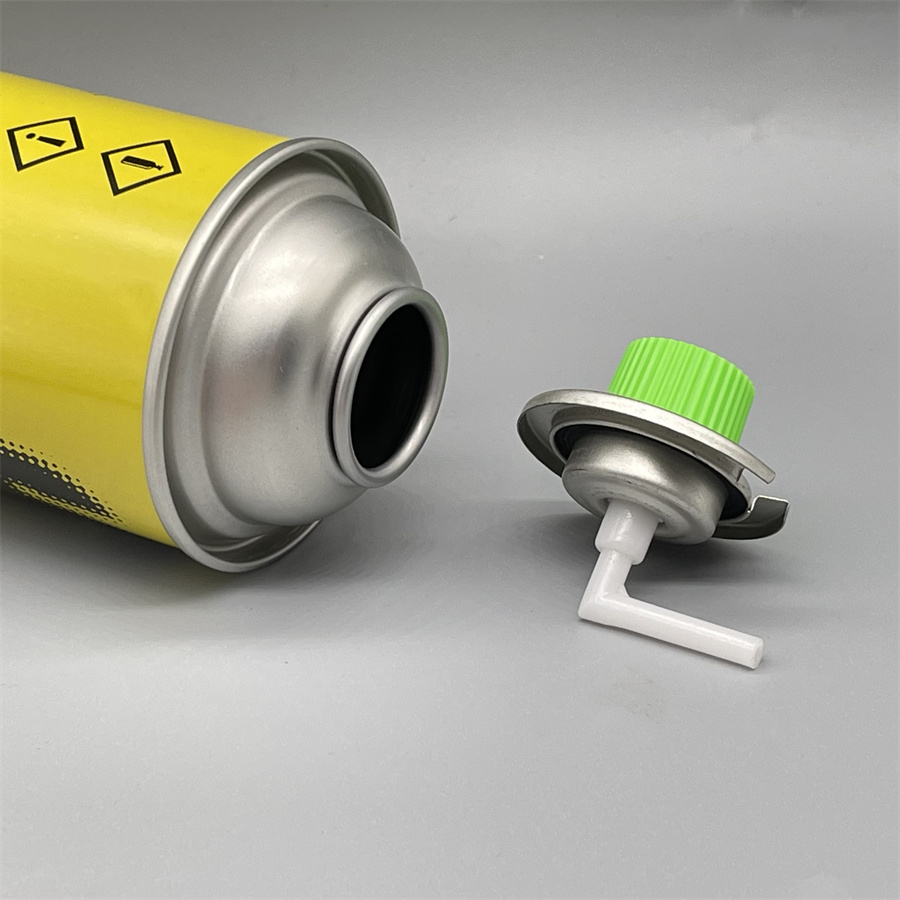 Aerosol butana katup, katup gas propelan aerosol-untuk kaleng bahan bakar portabel, kaleng aerosol rumah tangga-rekayasa presisi untuk pengeluaran yang aman, operasi anti bocor